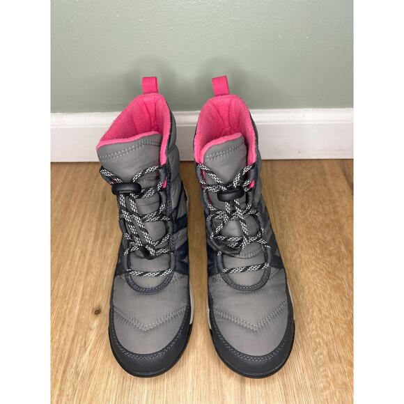 Sorel Kids Boots - Gray and Pink - Picture 3 of 9